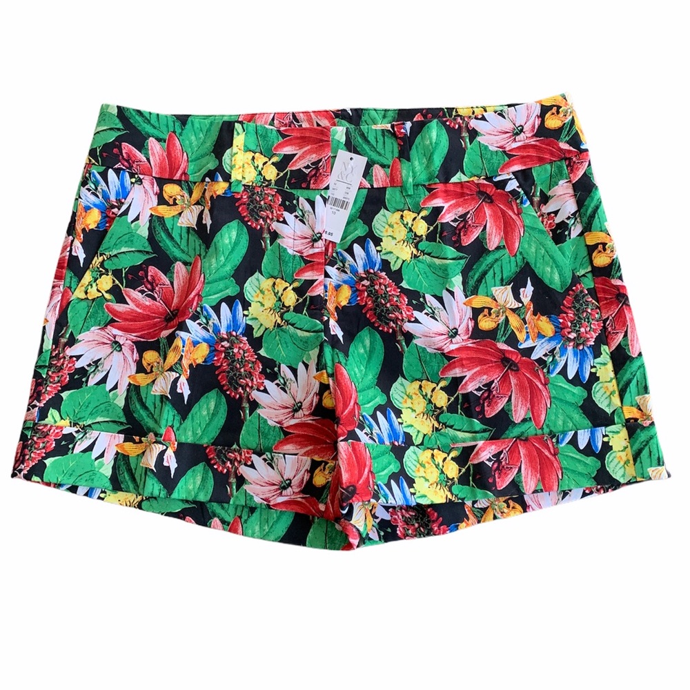 New York & Co. | Floral 4” Shorts | 10